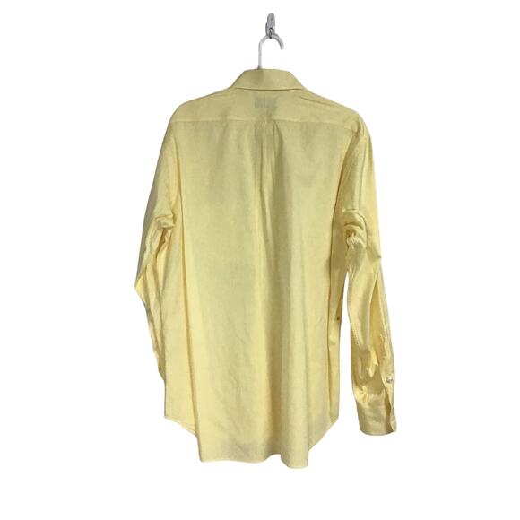 Gitman Bros. Yellow Button-Down Men's Shirt Size Extra Large - Picture 2 of 6